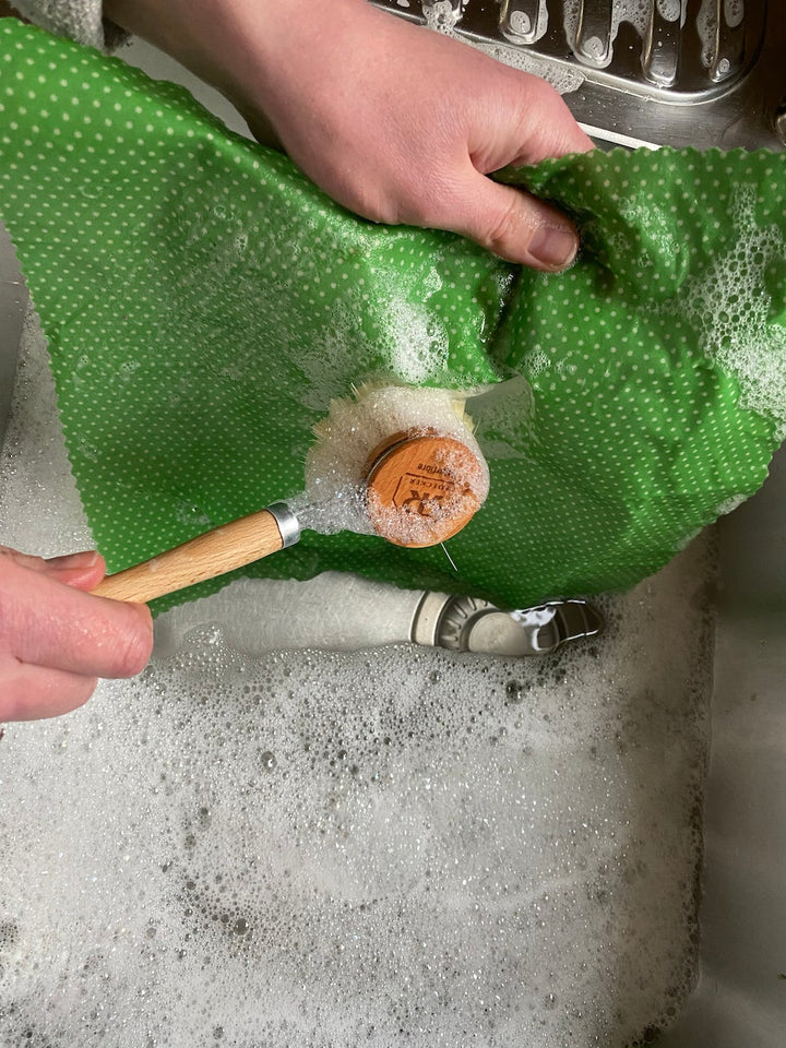 Wellington Boots Wellies Gardening Reusable Cotton Beeswax Food Wrap Medium, 30cm x 30cm